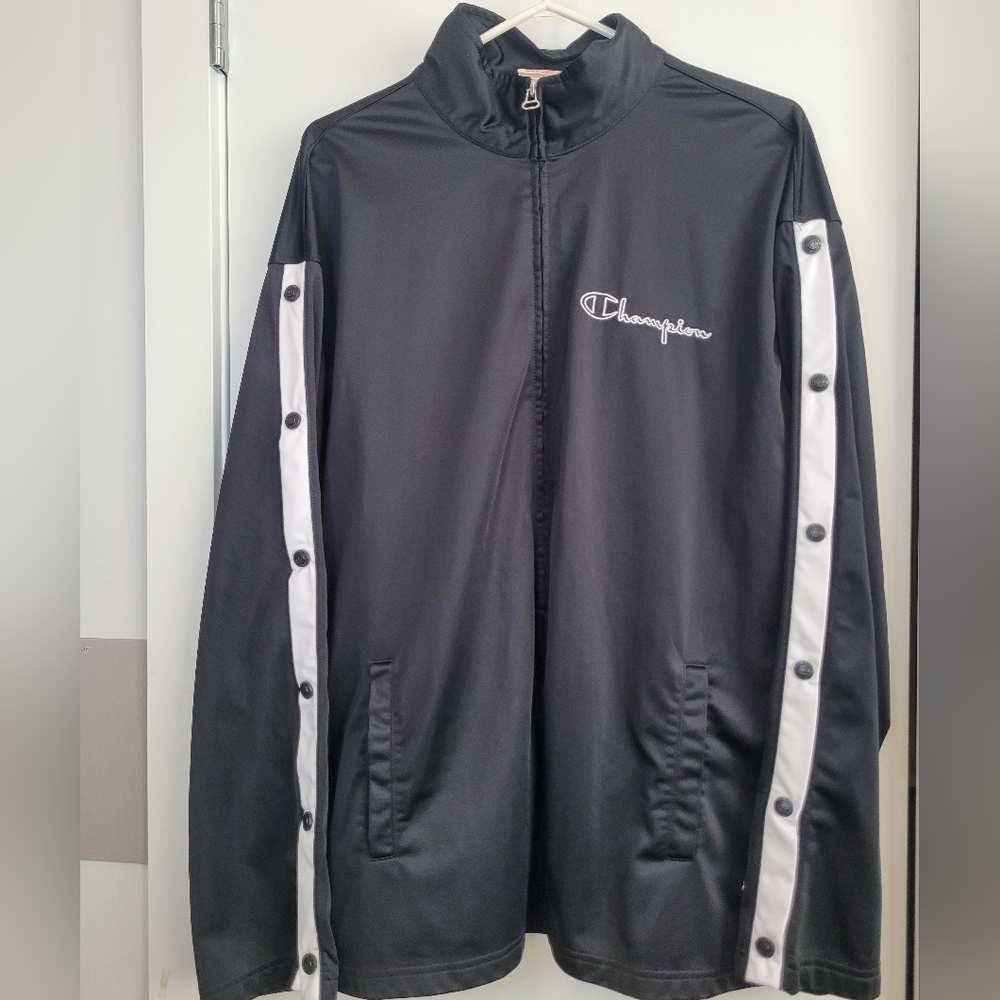 Vintage Champion Black & White Track Suit